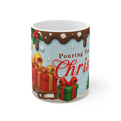 Christmas Elf Mug, Holiday Gift, Cute Coffee Cup, Festive Drinkware, Winter Decor, Seasonal Presents