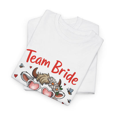 Cow Team Bride Unisex Tee | Fun Bridal Party Shirt