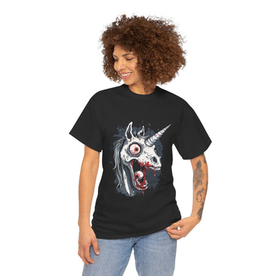 Unicorn Tshirt / Creepy Unicorn / Horror Tshirt / Gothic Tshirt