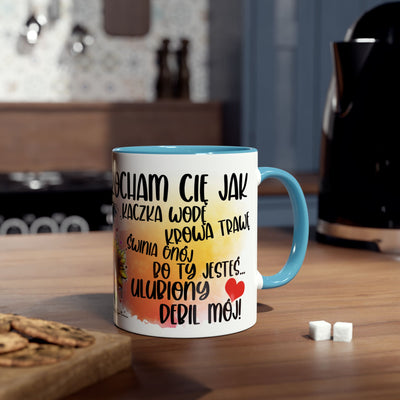 Kocham Cię jak... Dwukolorowy Kubek