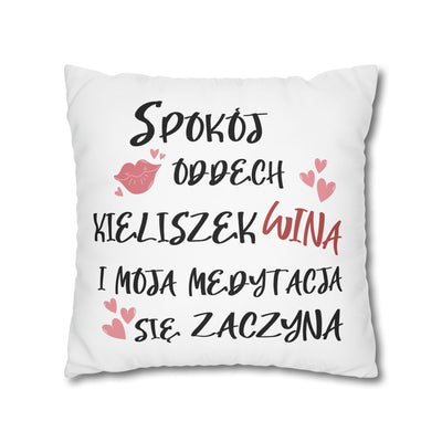 Llamaste Poly Canvas Pillowcase Poszewka