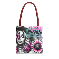 "Forget the Past" Tote Bag (AOP)