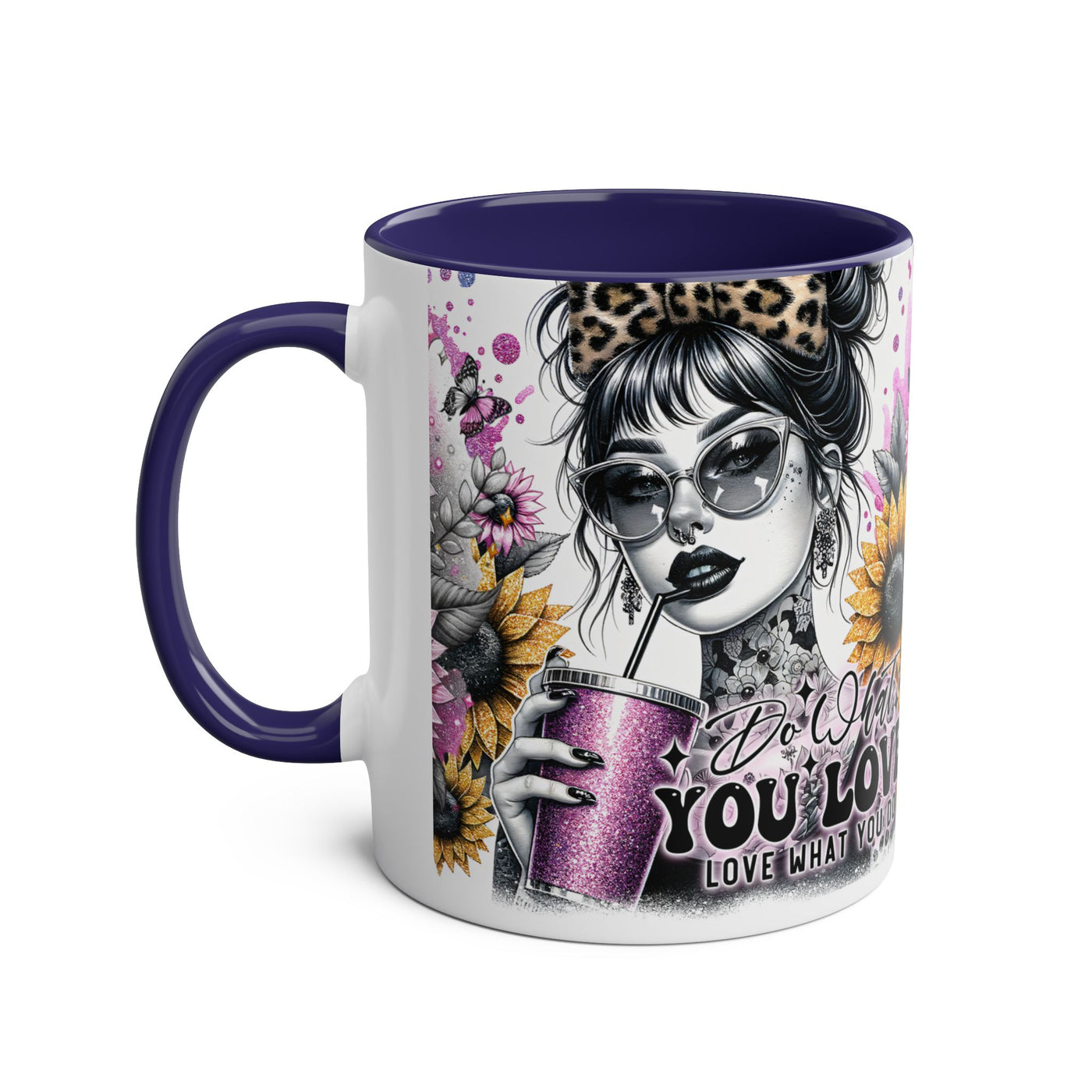 Do What You Love to do-Two-Tone Coffee Mug
