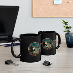 Virgo Astrology Mug - Celestial Nutrition Facts Black Coffee Cup