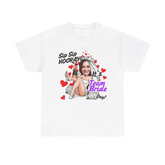 Team Bride Celebration Tee - Sip Sip Hooray!