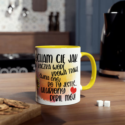 Kocham Cię jak... Dwukolorowy Kubek