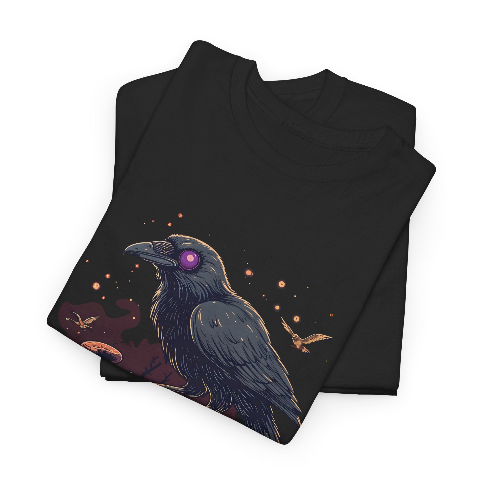 Raven on the Skull Horror T-shirt