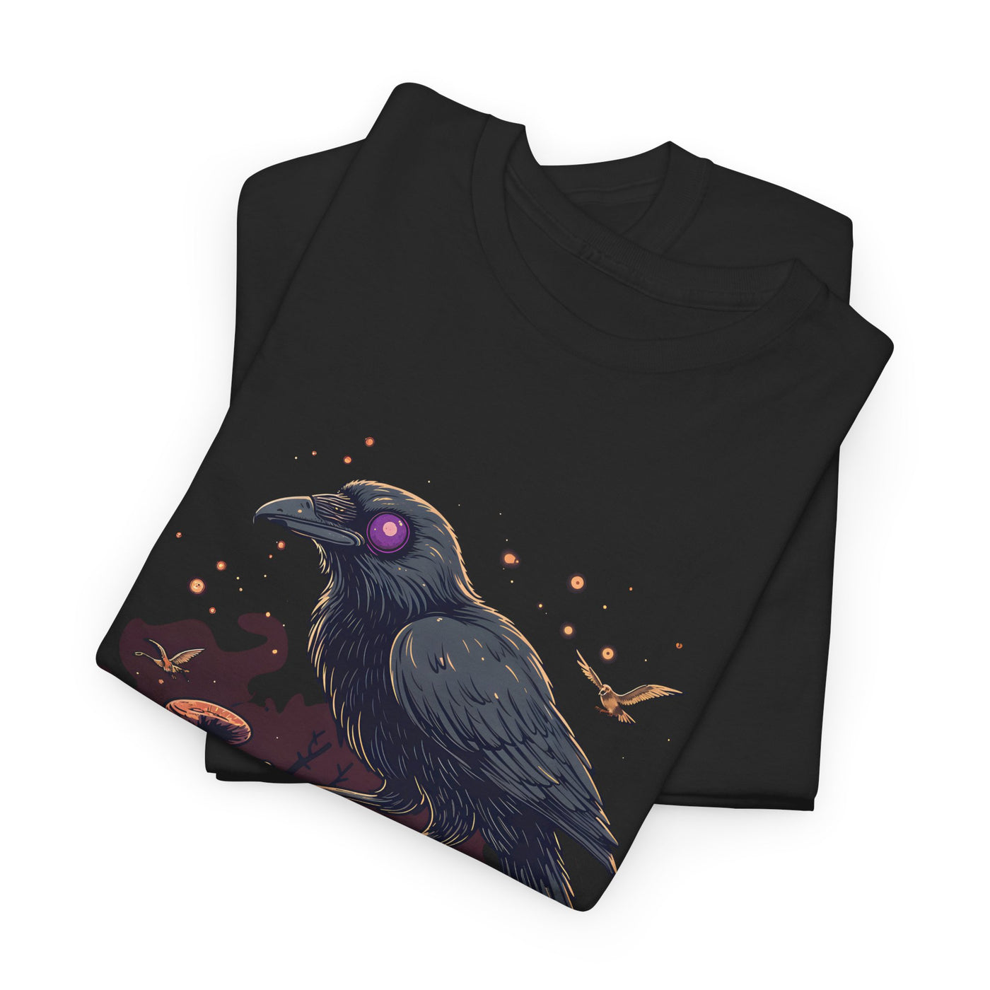 Raven on the Skull Horror T-shirt