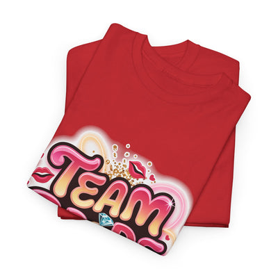 Team Bride Unisex Heavy Cotton Tee - Perfect for Bachelorette Parties & Bridal Celebrations