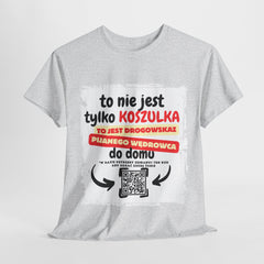 Drogowskaz Pijanego Wędrowca Koszulka Zabawna unisex