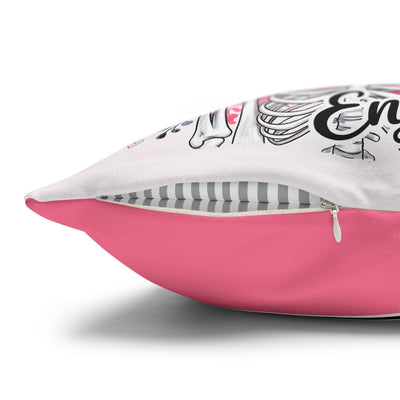 Enjoy Life Pillowcase – Chic Decor for Fun Celebrations