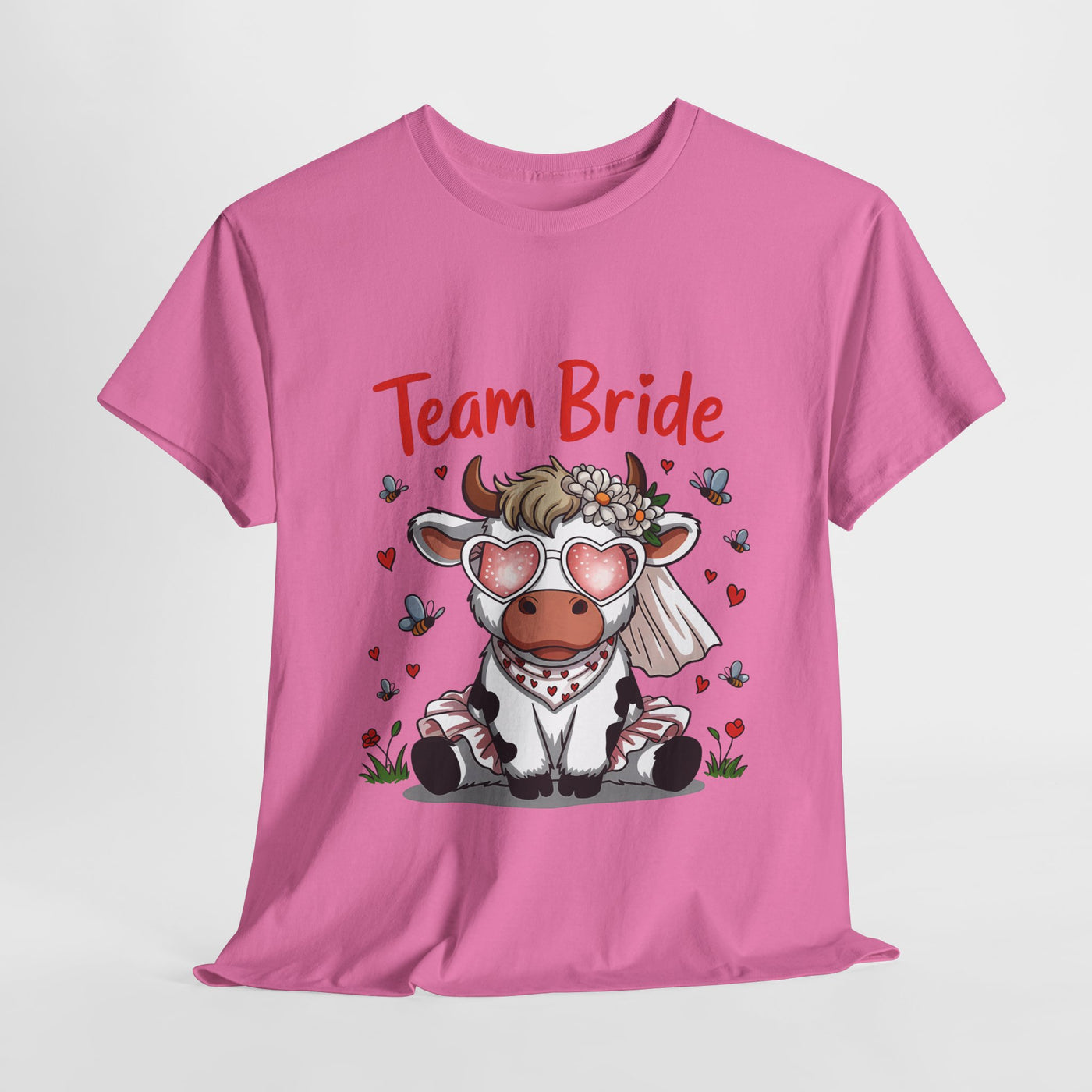 Cow Team Bride Unisex Tee | Fun Bridal Party Shirt