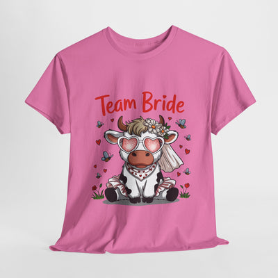 Cow Team Bride Unisex Tee | Fun Bridal Party Shirt