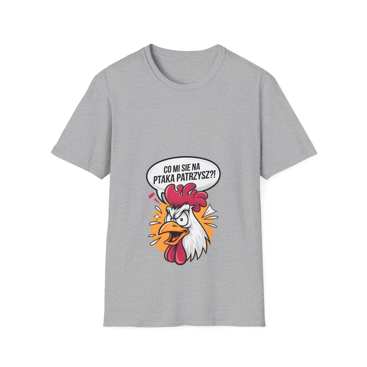 "Czego mi się na ptaka patrzysz" Koszulka, Funny T-Shirt
