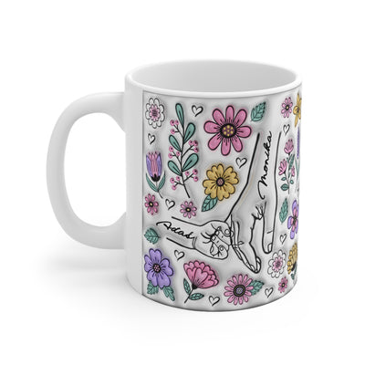 For Mom Ceramic Coffee Personalised Cups, 11oz, 15oz