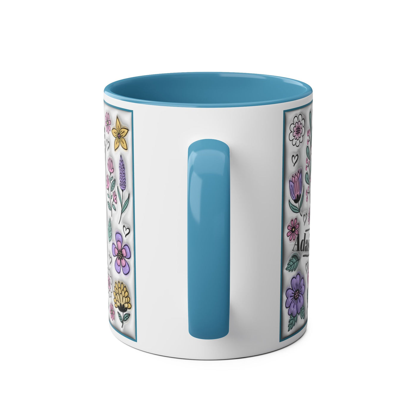 Two-Tone Coffee Mugs, 11oz
