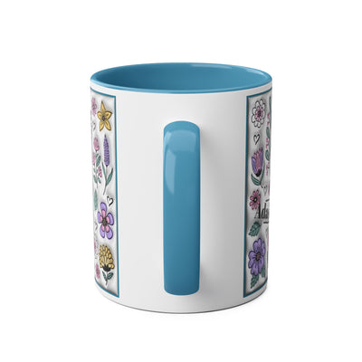 Two-Tone Coffee Mugs, 11oz
