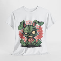 Zombie Bunny holding Brain T-shirt