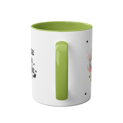 Najlpesze na stres...Kubek Dwukolorowy, Couple Coffee Mug - Two-Tone 11oz