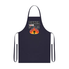 Cooking Apron - Fun Cooking Apron, Gift for Home Chefs, BBQ Lovers, Kitchen Accessory, Dinner Is Killer, Halloween