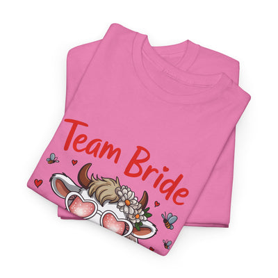 Cow Team Bride Unisex Tee | Fun Bridal Party Shirt
