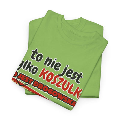 Unisex Zabawny T-Shirt Pijany Wędrowiec z własnym QR Code