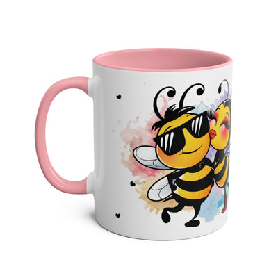 Najlpesze na stres...Kubek Dwukolorowy, Couple Coffee Mug - Two-Tone 11oz