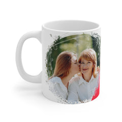 Personalizowany kubek ceramiczny 330 ml – „Kocham Cię Mamo” z własnym zdjęciem | prezent na Dzień Matki