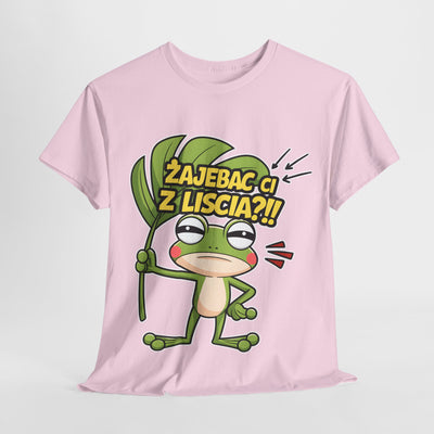 "Żajebać Ci z liścia?" Koszulka, Funny T-Shirt