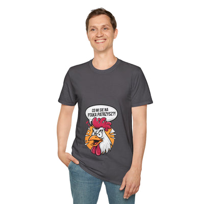 "Czego mi się na ptaka patrzysz" Koszulka, Funny T-Shirt