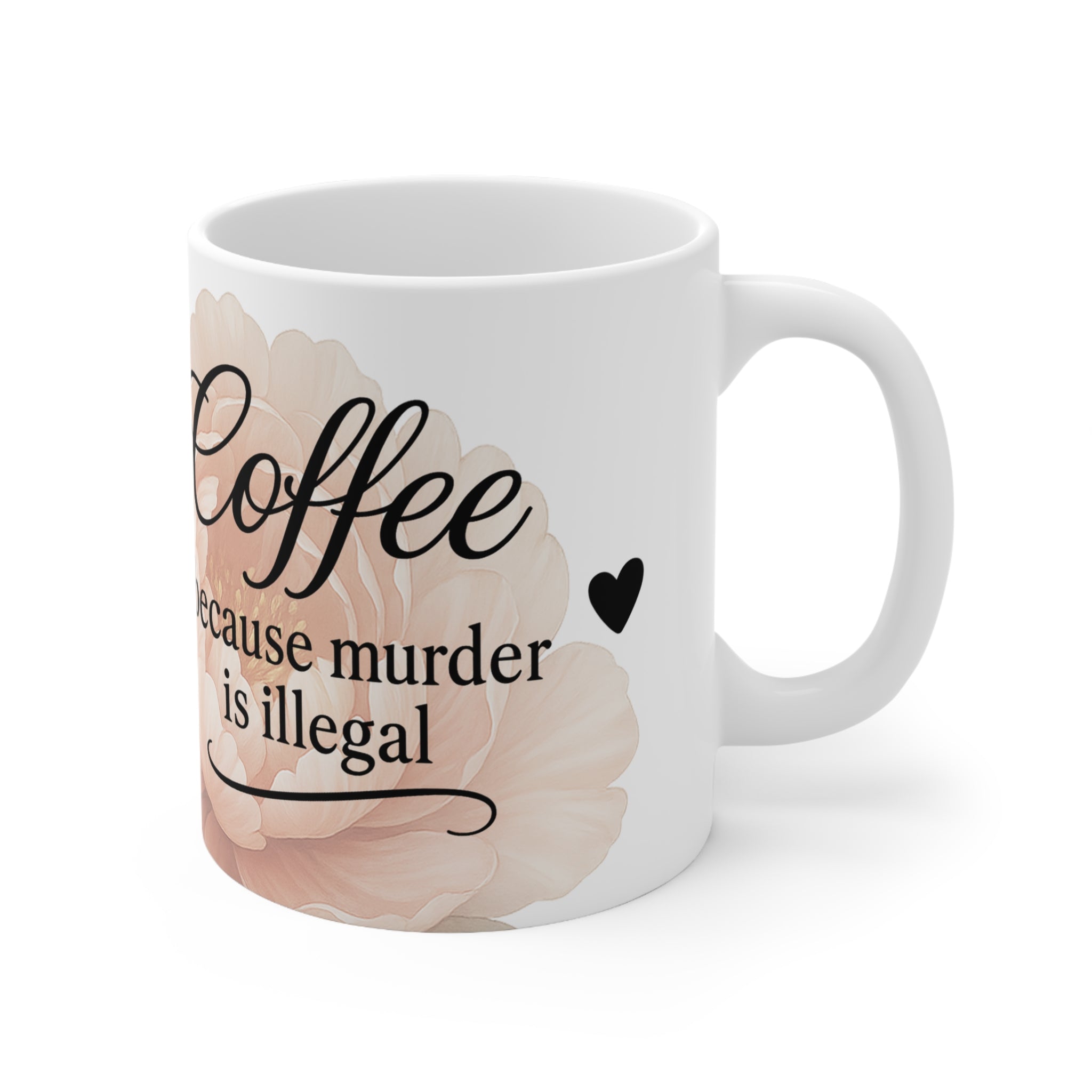 Ceramic Coffee Mug, Playful Coffee Lover Gift, Cute Coffee Cup, Morning Mug, Coffee Addict Present, Lifestyle Drinkware