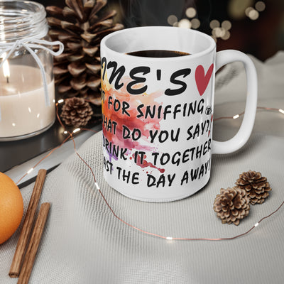 Colorful Wine-Themed Ceramic Coffee Mug - Perfect for Celebrations and Toasts