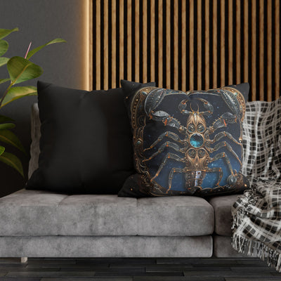 Astrological Zodiac Scorpio Poly Canvas Pillowcase - Celestial Home Decor