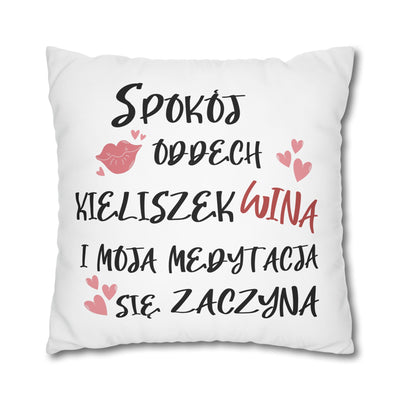 Llamaste Poly Canvas Pillowcase Poszewka
