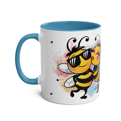 Najlpesze na stres...Kubek Dwukolorowy, Couple Coffee Mug - Two-Tone 11oz