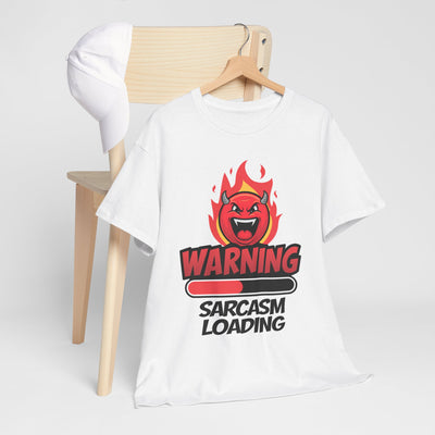 Funny Sarcastic Warning Tee - Unisex Heavy Cotton T-Shirt
