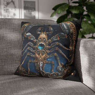 Astrological Zodiac Scorpio Poly Canvas Pillowcase - Celestial Home Decor