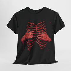Horror Ribs Cage T-shirt, Unisex Shirt