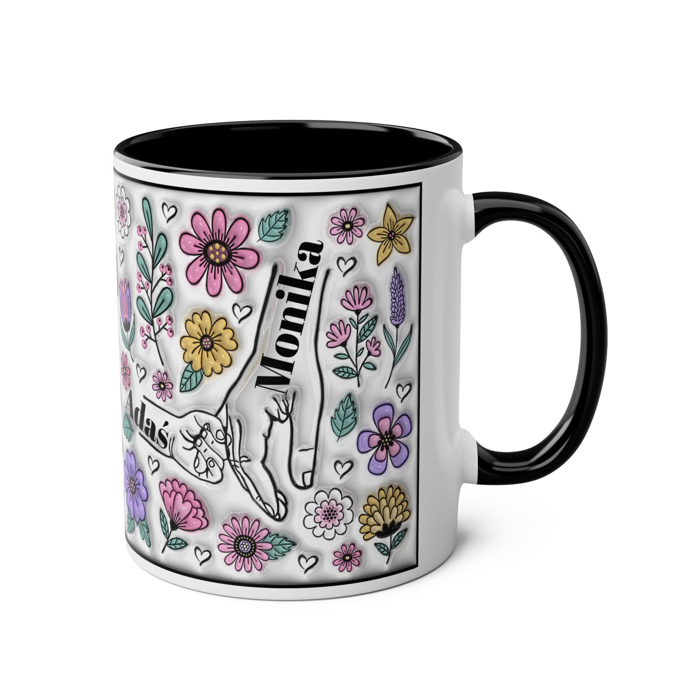 Two-Tone Coffee Mugs, 11oz