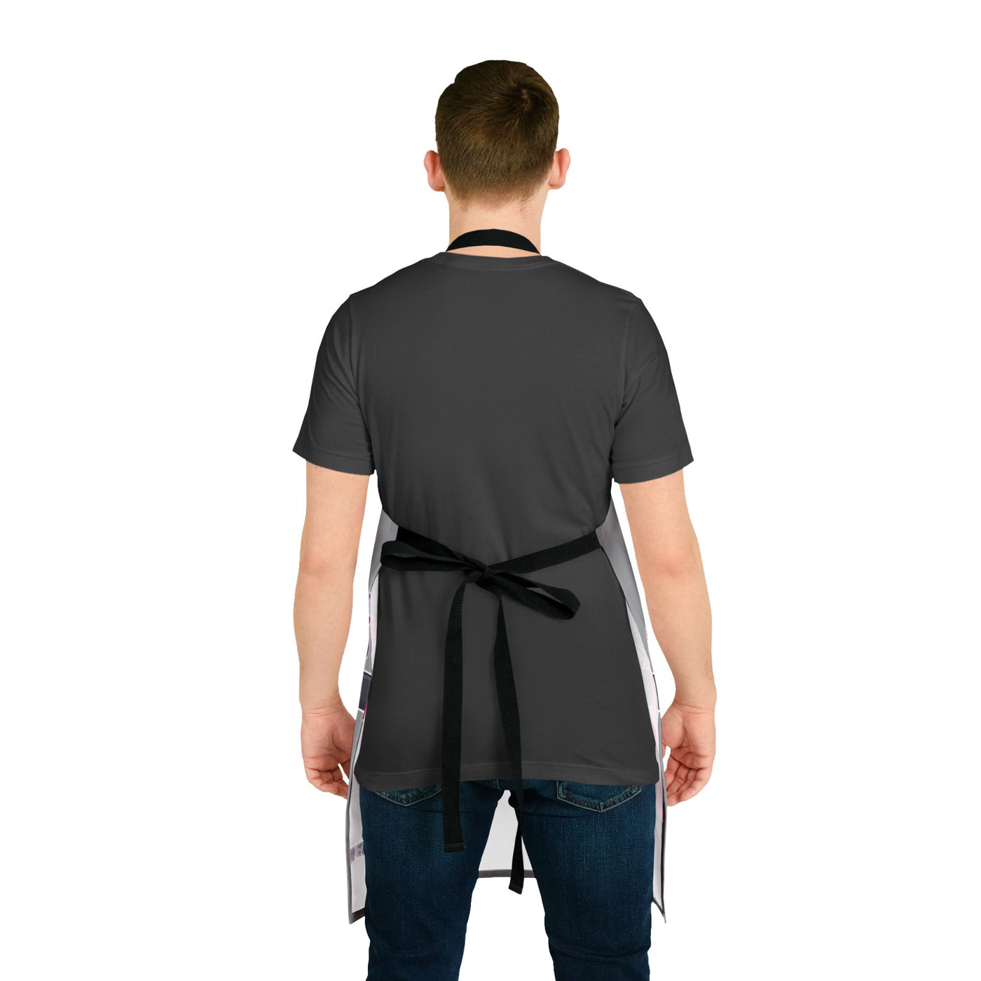 Adult Apron, Playful Sex Toys Design, Grey Unisex