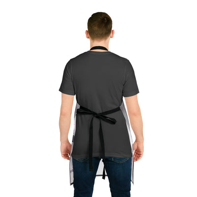 Adult Apron, Playful Sex Toys Design, Grey Unisex