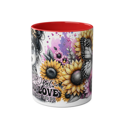 Do What You Love to do-Two-Tone Coffee Mug