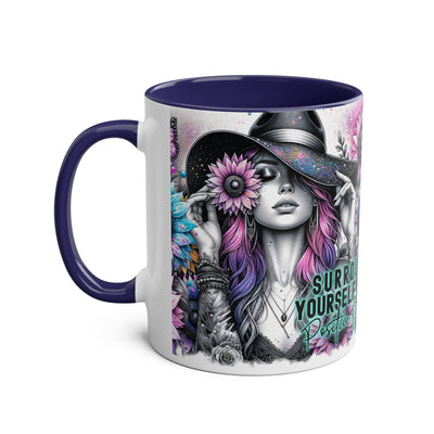 Surround Yourself - Two-Tone Afirmation Mugs