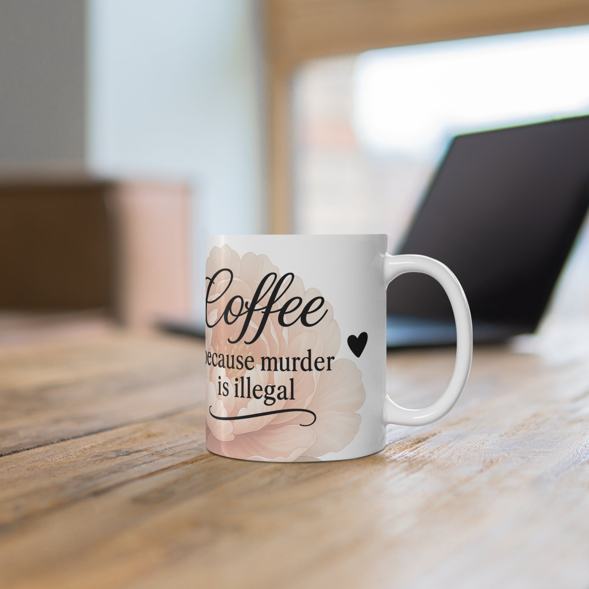 Ceramic Coffee Mug, Playful Coffee Lover Gift, Cute Coffee Cup, Morning Mug, Coffee Addict Present, Lifestyle Drinkware