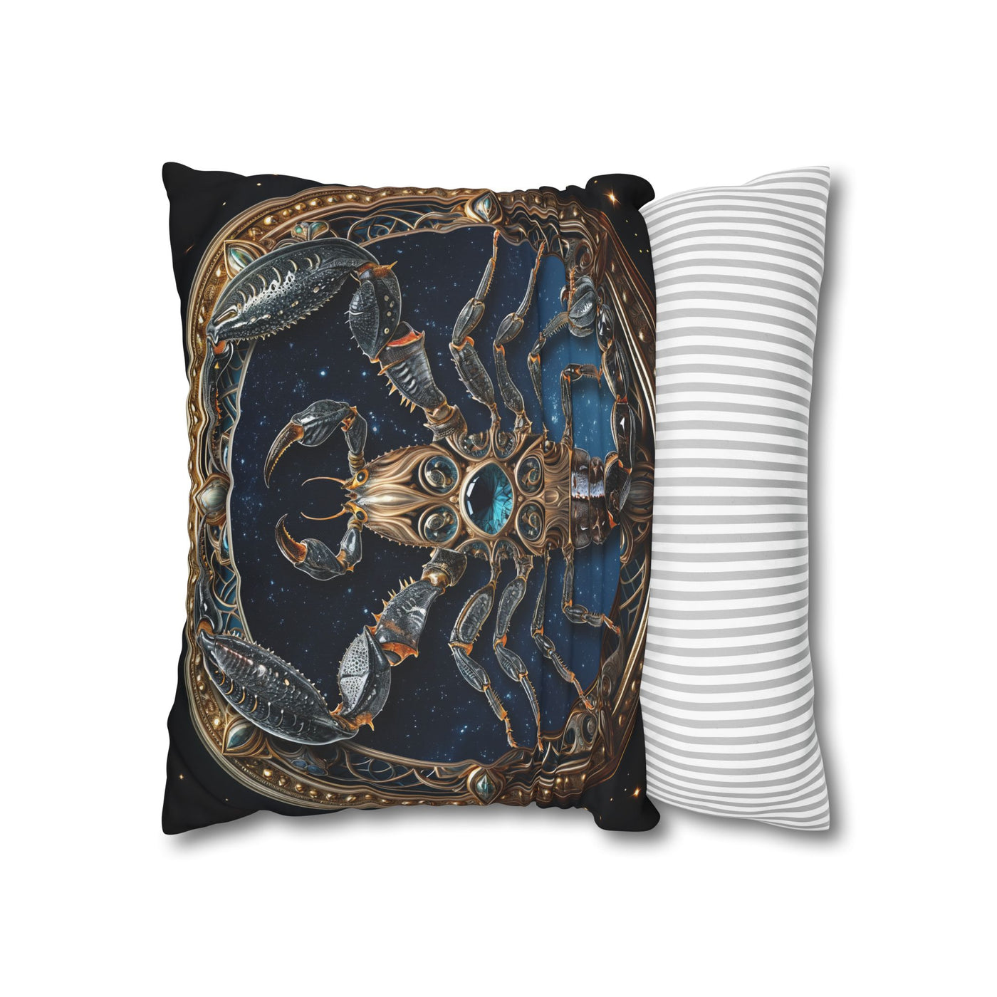 Astrological Zodiac Scorpio Poly Canvas Pillowcase - Celestial Home Decor