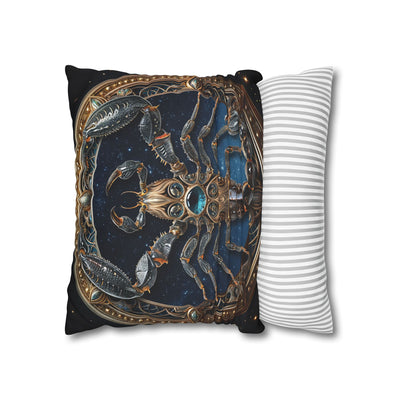 Astrological Zodiac Scorpio Poly Canvas Pillowcase - Celestial Home Decor