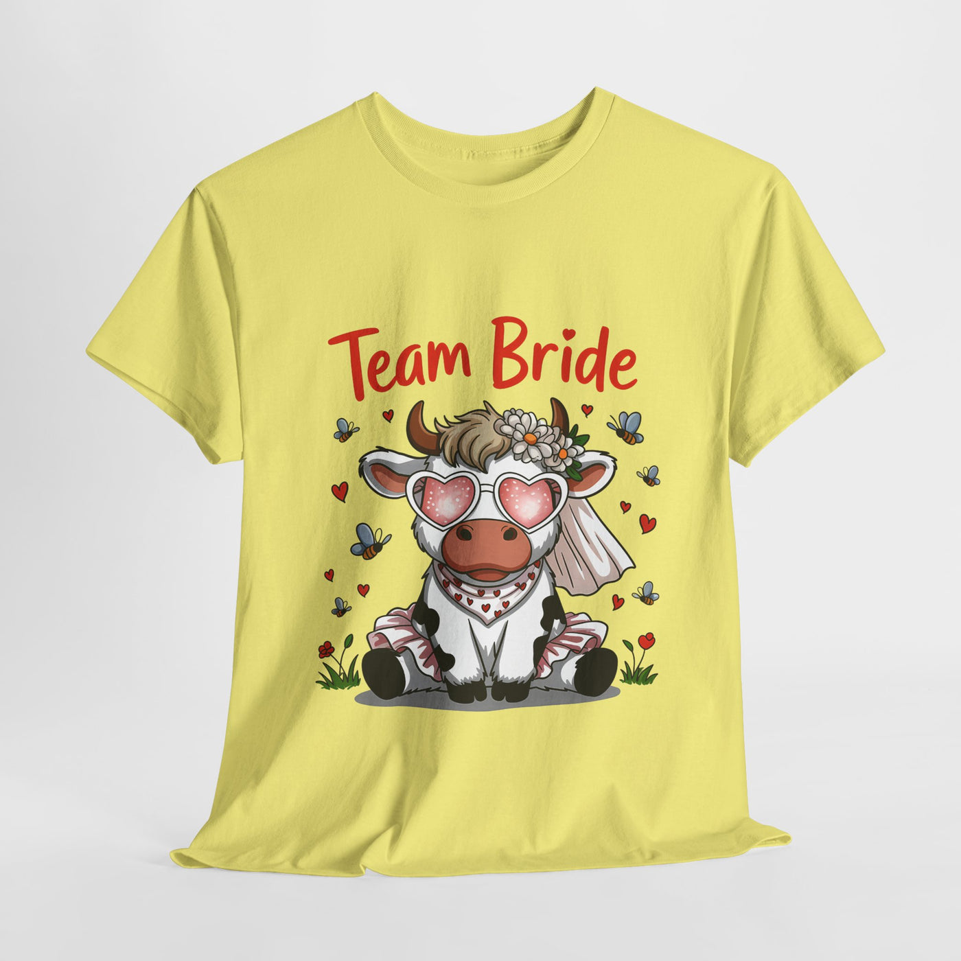 Cow Team Bride Unisex Tee | Fun Bridal Party Shirt