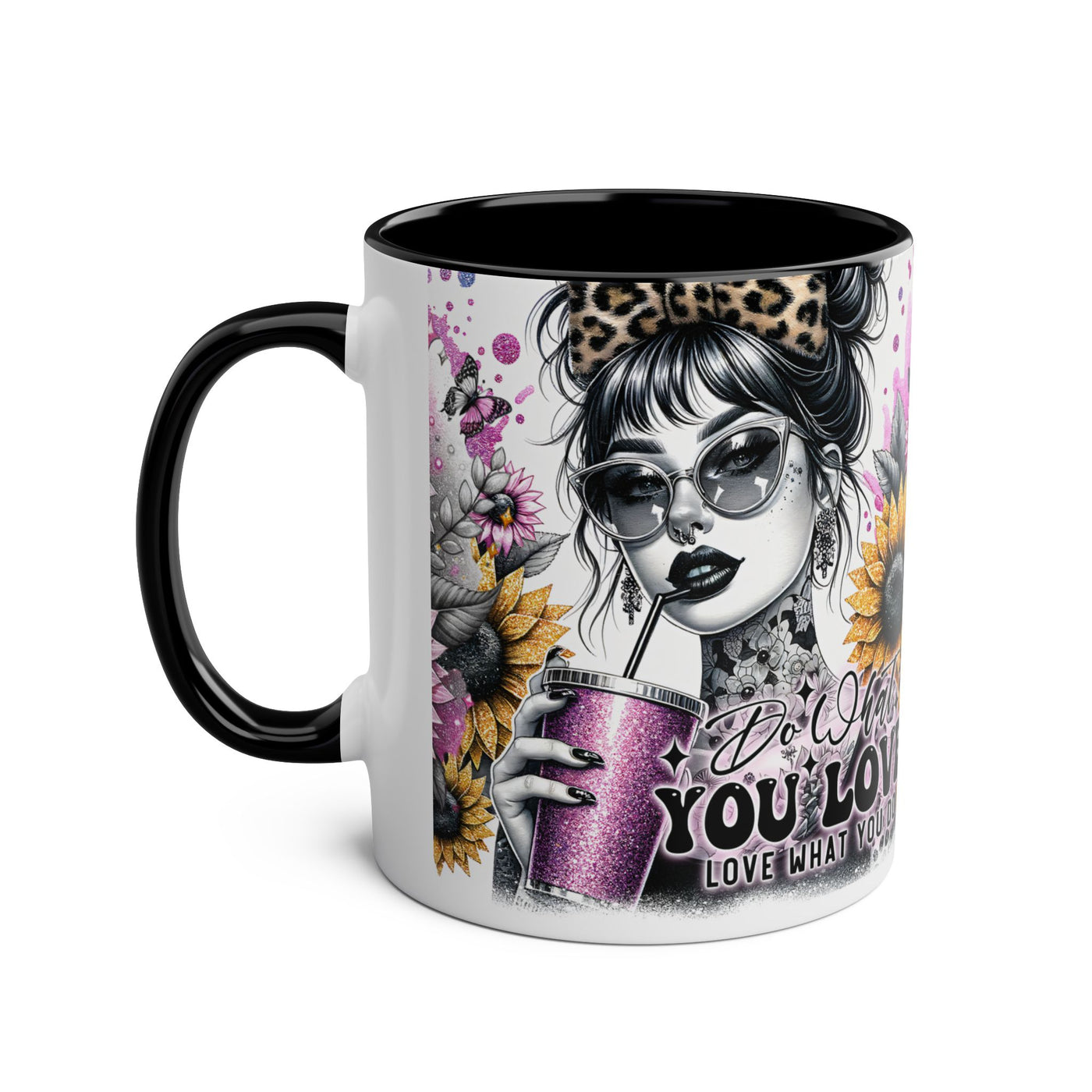 Do What You Love to do-Two-Tone Coffee Mug