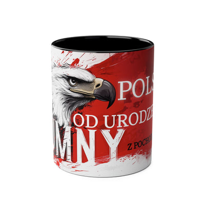 Dumny z Pochodzenia - Dwukolorowy Kubek Patriotyczny