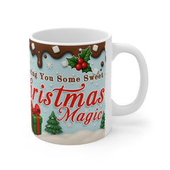 Christmas Cheer Cute Snowman Design 11oz Mug - Holiday Coffee Cup, Gift for Him/Her, Winter Decor, Festive Hot Beverage Mug,